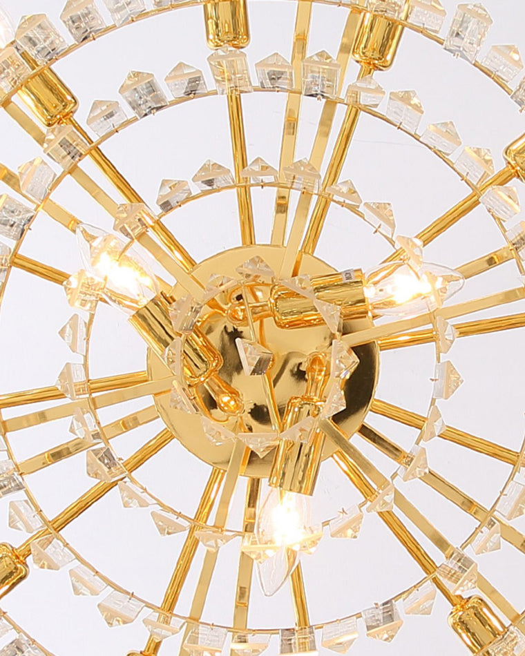WOMO Hanging Lamps Round Crystal Shield-WM2190