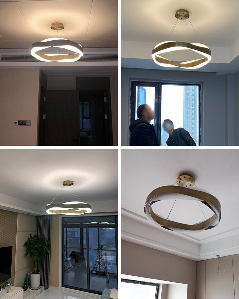 WOMO WM2195 Wave Circular LED Pendant Lamps