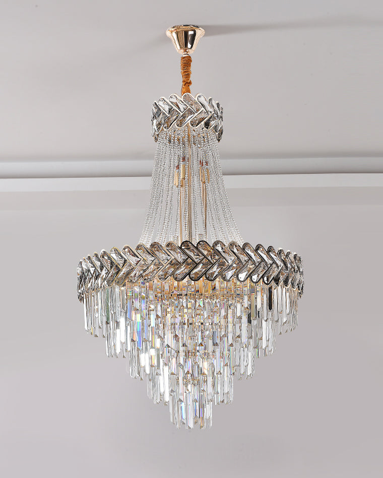 Lámpara de araña de cristal escalonada WOMO-WM2381
