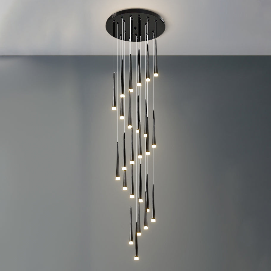 WOMO Lámparas Colgantes Cascada Espiral Cono-WM2204