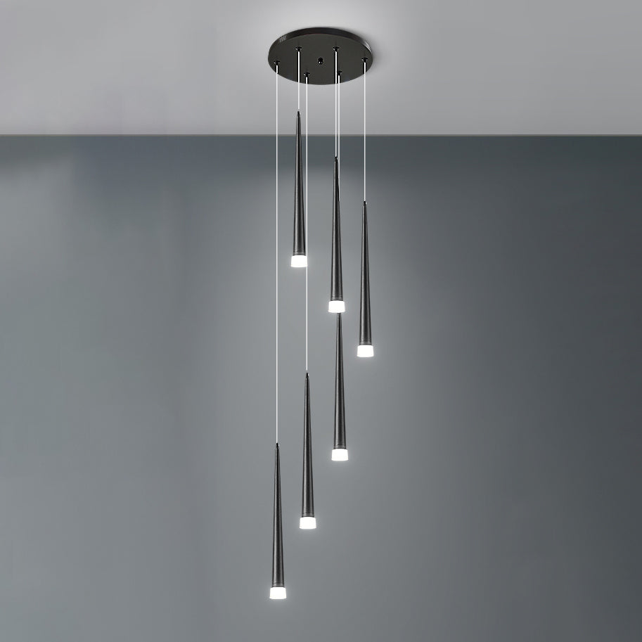 WOMO Lámparas Colgantes Cascada Espiral Cono-WM2204