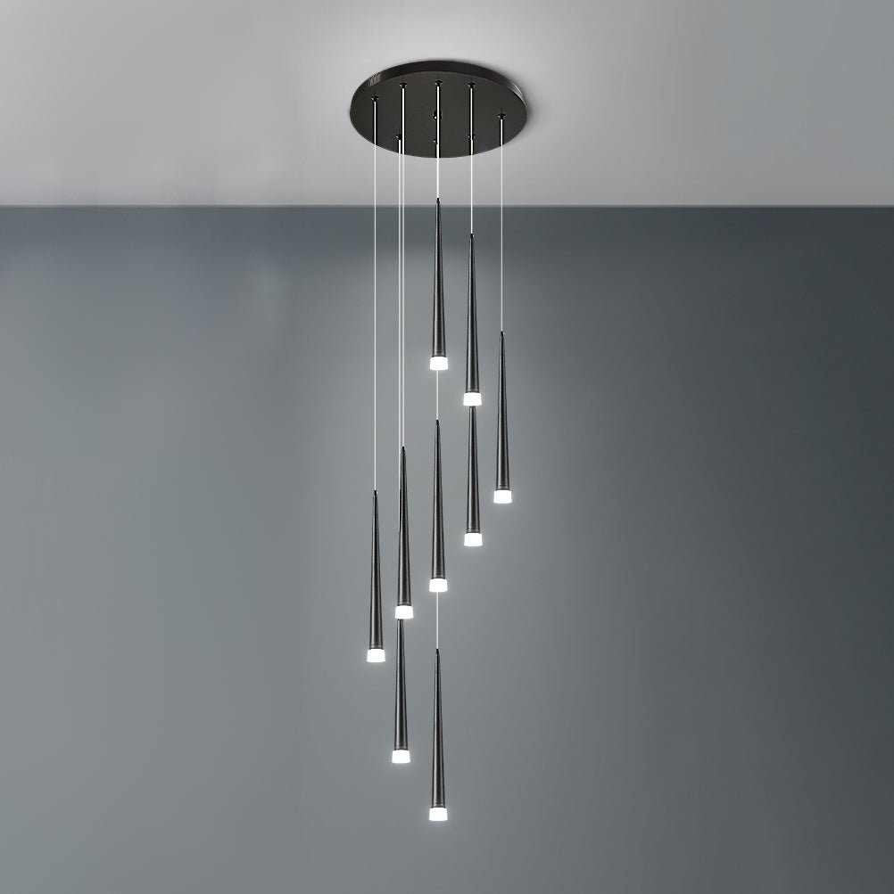 WOMO Lámparas Colgantes Cascada Espiral Cono-WM2204