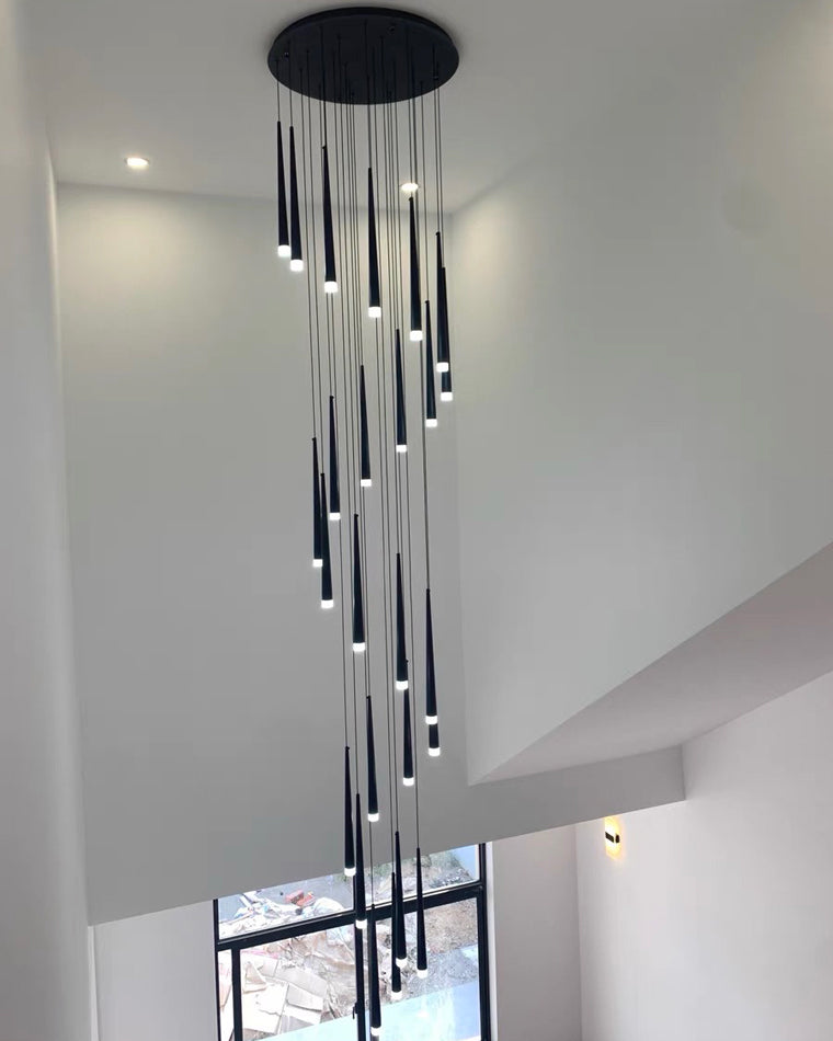 WOMO Lámparas Colgantes Cascada Espiral Cono-WM2204