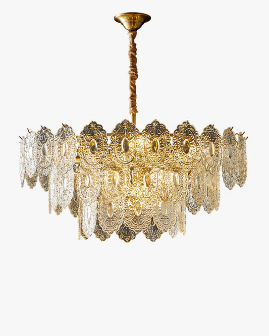 WOMO Lámparas Colgantes Cristal Texturizado Escalonado-WM2208