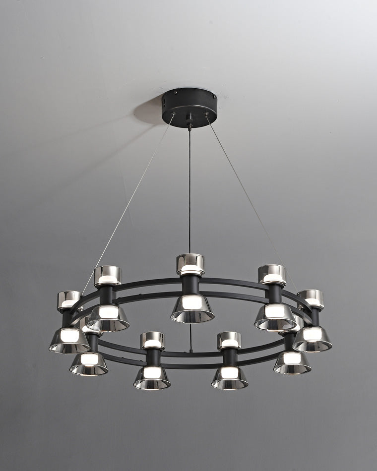 WOMO Hanging Lamps Pillar Candle Round Chandelier-WM2224
