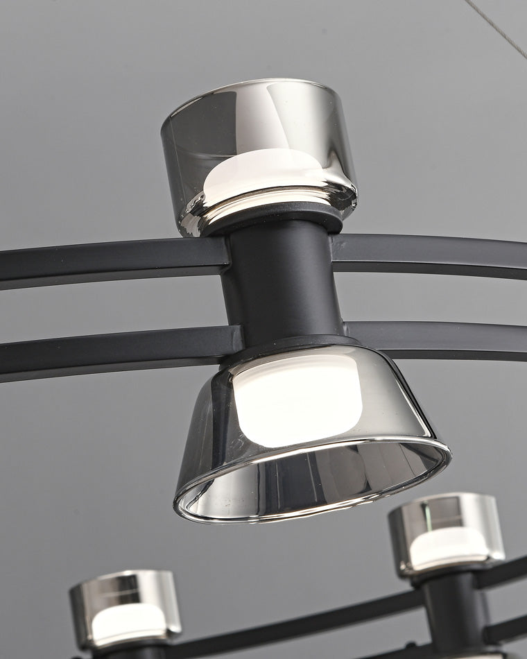 WOMO Hanging Lamps Pillar Candle Round Chandelier-WM2224