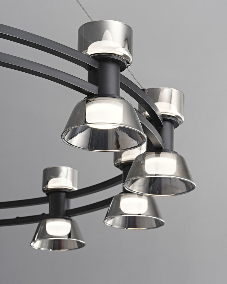 WOMO Hanging Lamps Pillar Candle Round Chandelier-WM2224