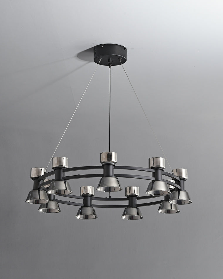 WOMO Hanging Lamps Pillar Candle Round Chandelier-WM2224
