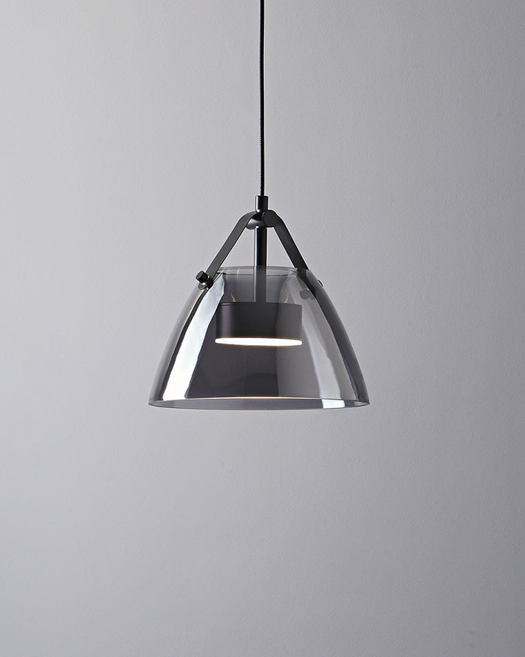Lámpara colgante WOMO de 3 luces con cristal ahumado - WM2238
