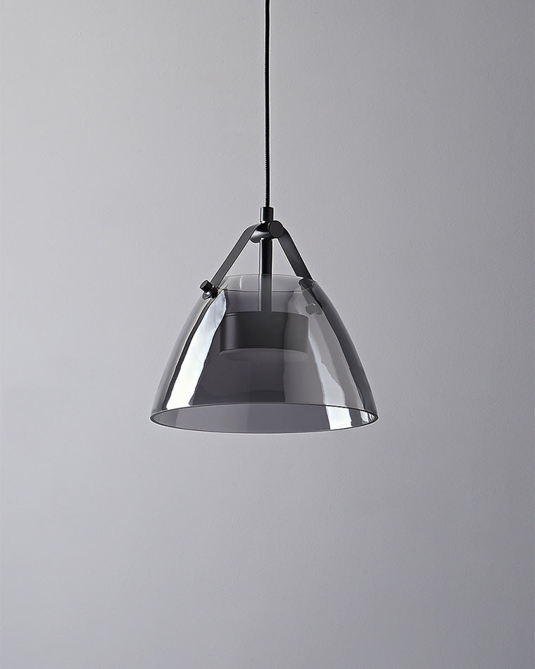 Lámpara colgante WOMO de 3 luces con cristal ahumado - WM2238