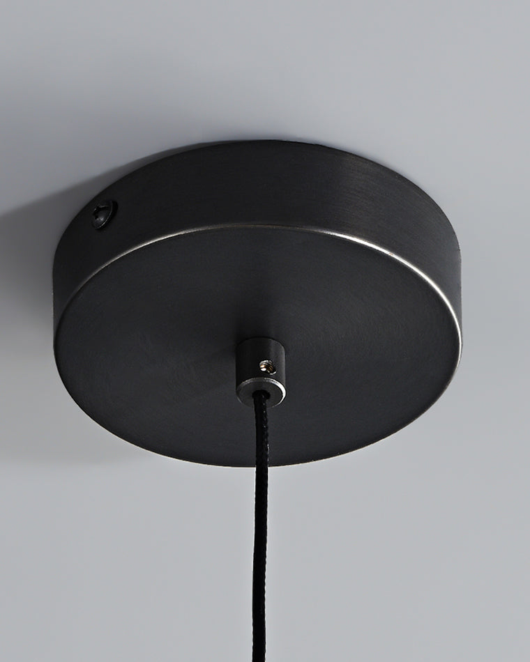 Lámpara colgante WOMO de 3 luces con cristal ahumado - WM2238