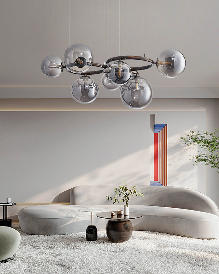 WOMO Lámparas Colgantes Colored Glass Ball Chandelier-WM2253