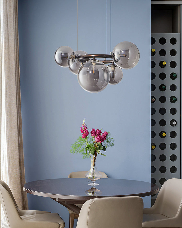 WOMO Lámparas Colgantes Colored Glass Ball Chandelier-WM2253