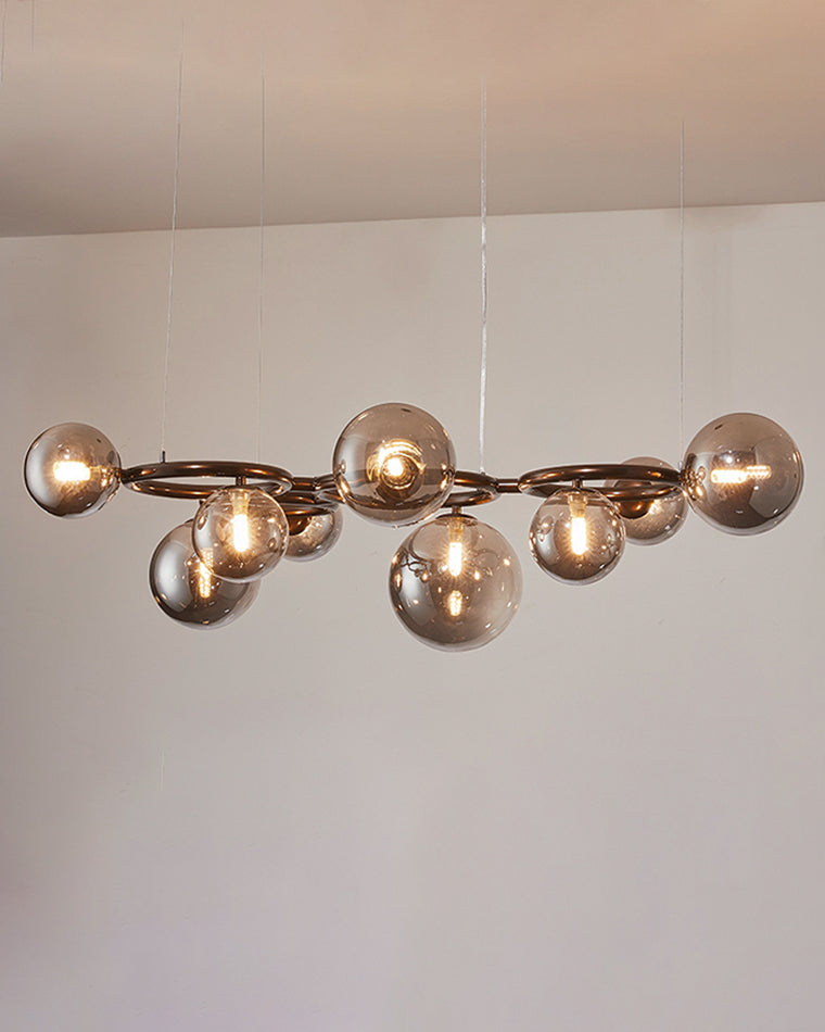 WOMO Lámparas Colgantes Colored Glass Ball Chandelier-WM2253
