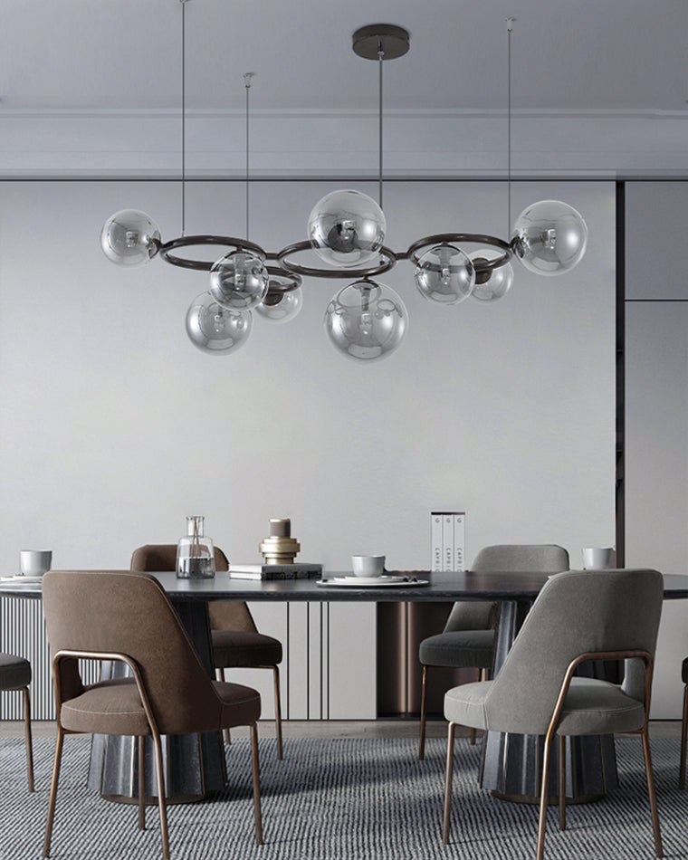 WOMO Lámparas Colgantes Colored Glass Ball Chandelier-WM2253