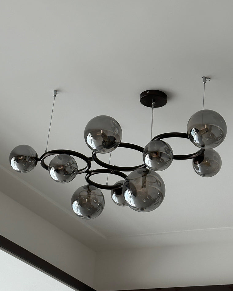 WOMO Lámparas Colgantes Colored Glass Ball Chandelier-WM2253