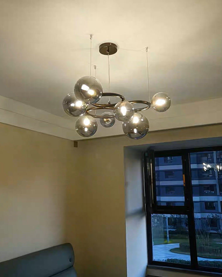 WOMO Lámparas Colgantes Colored Glass Ball Chandelier-WM2253