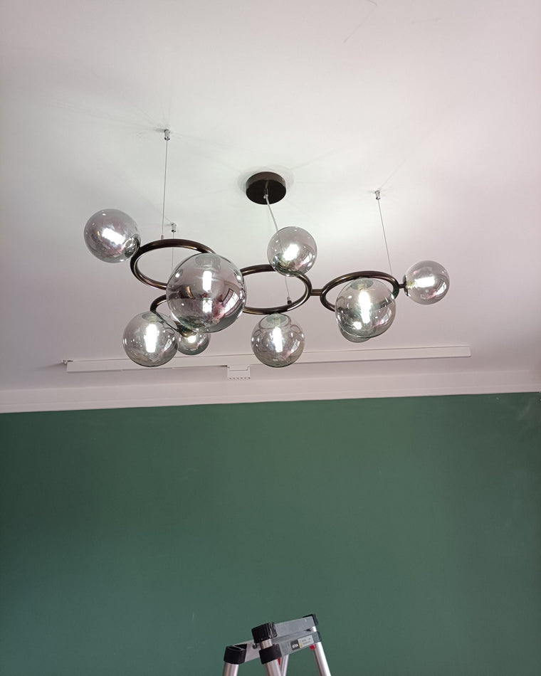 WOMO Lámparas Colgantes Colored Glass Ball Chandelier-WM2253