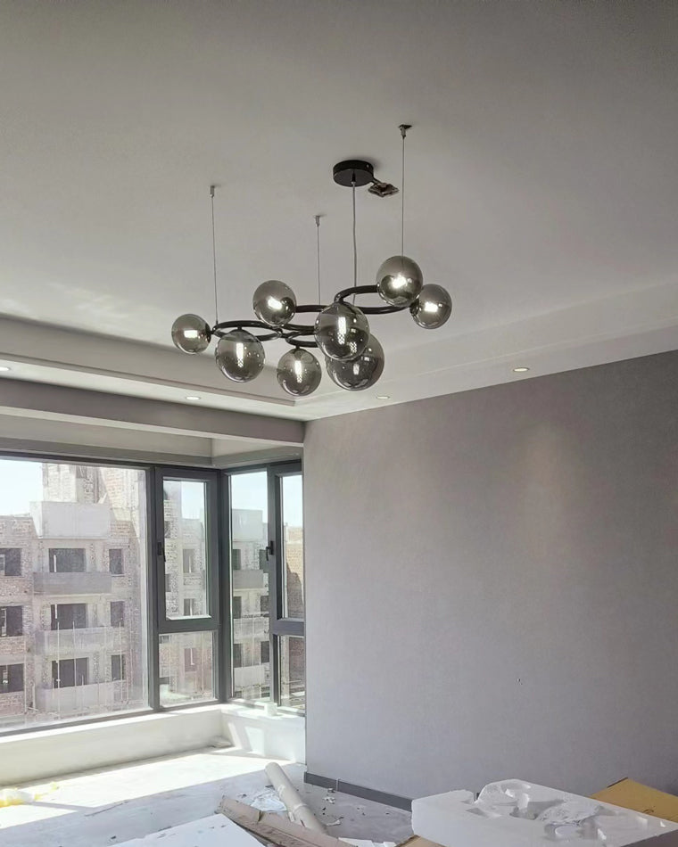 WOMO Lámparas Colgantes Colored Glass Ball Chandelier-WM2253