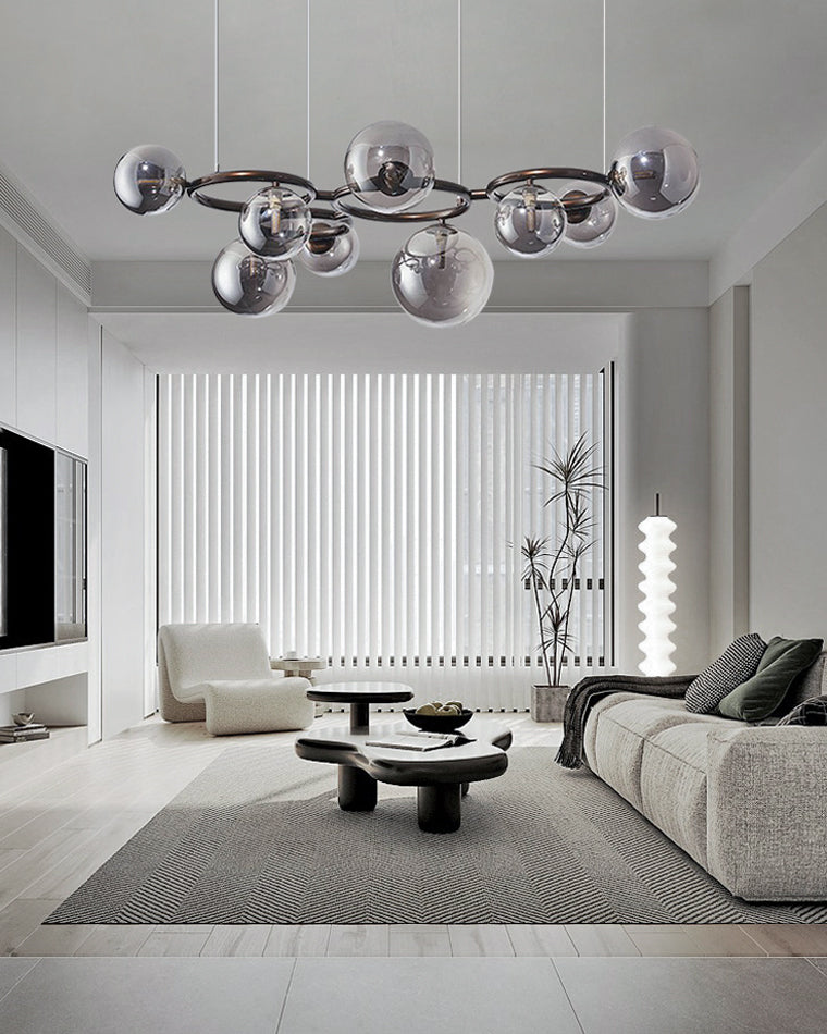 WOMO Lámparas Colgantes Colored Glass Ball Chandelier-WM2253