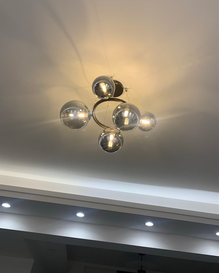 WOMO Lámparas Colgantes Colored Glass Ball Chandelier-WM2253