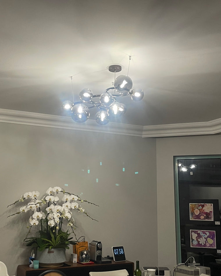 WOMO Lámparas Colgantes Colored Glass Ball Chandelier-WM2253