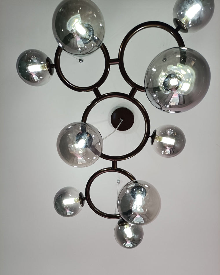 WOMO Lámparas Colgantes Colored Glass Ball Chandelier-WM2253