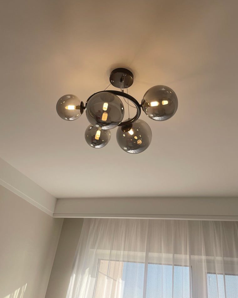 WOMO Lámparas Colgantes Colored Glass Ball Chandelier-WM2253