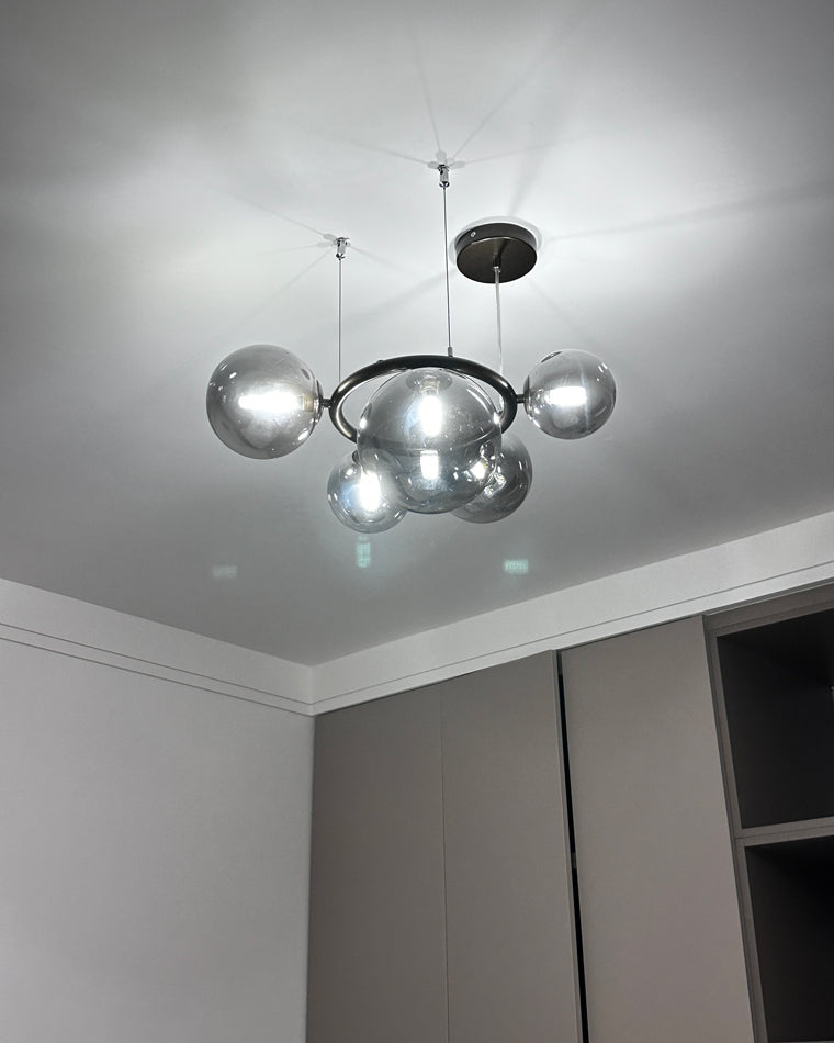 WOMO Lámparas Colgantes Colored Glass Ball Chandelier-WM2253
