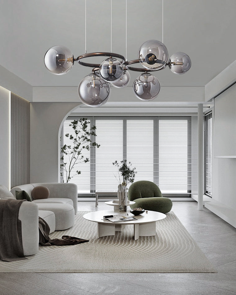 WOMO Lámparas Colgantes Colored Glass Ball Chandelier-WM2253