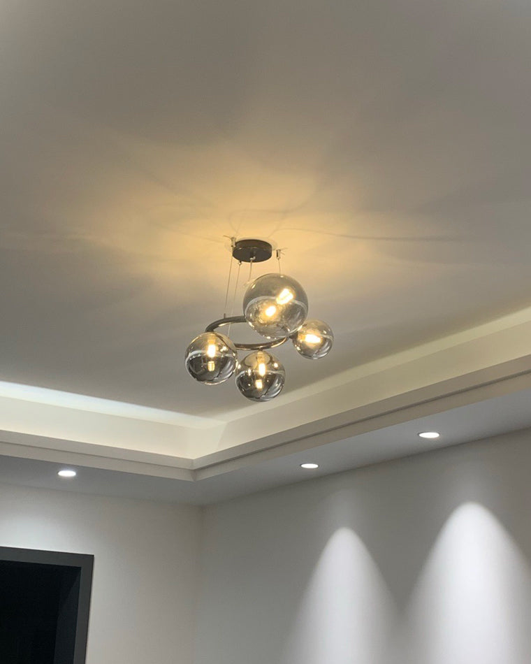 WOMO Lámparas Colgantes Colored Glass Ball Chandelier-WM2253