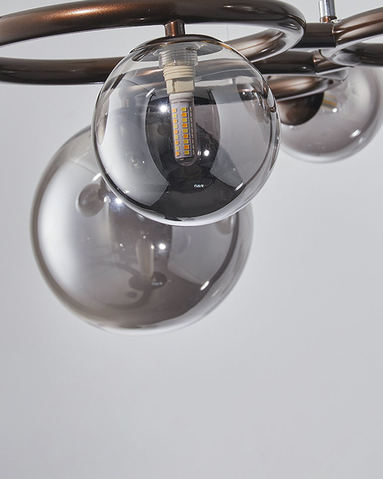 WOMO Lámparas Colgantes Colored Glass Ball Chandelier-WM2253