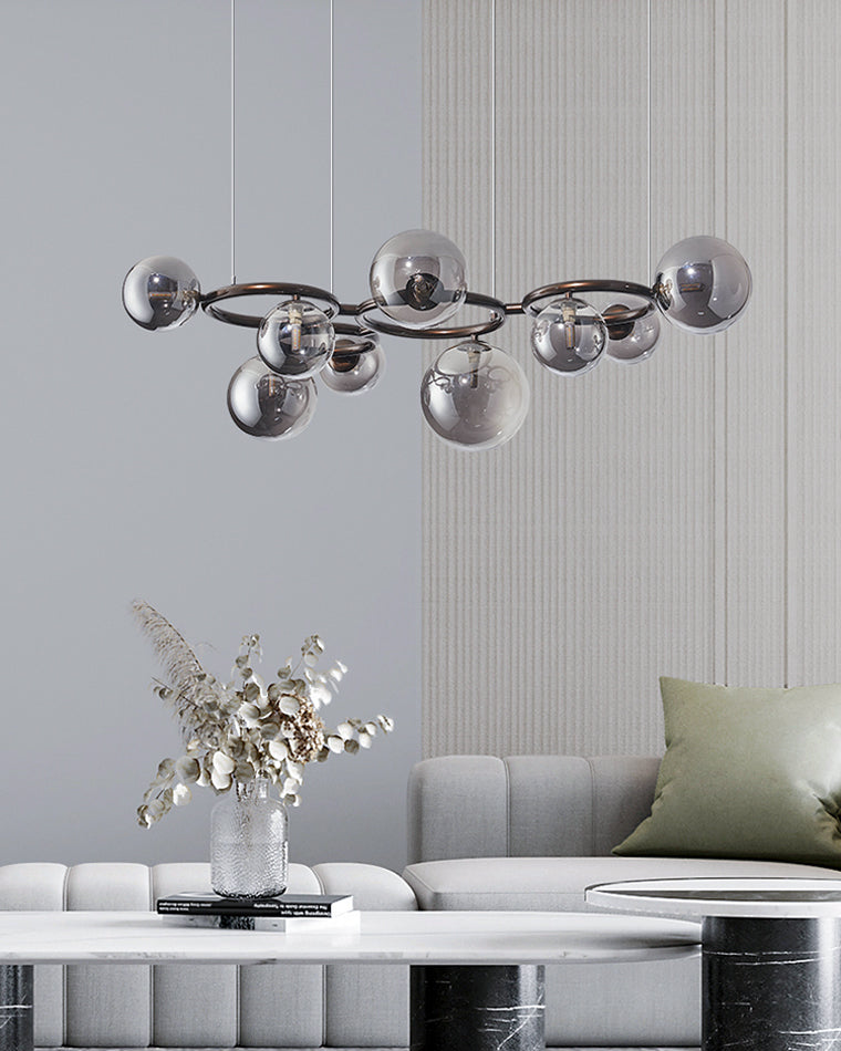 WOMO Lámparas Colgantes Colored Glass Ball Chandelier-WM2253