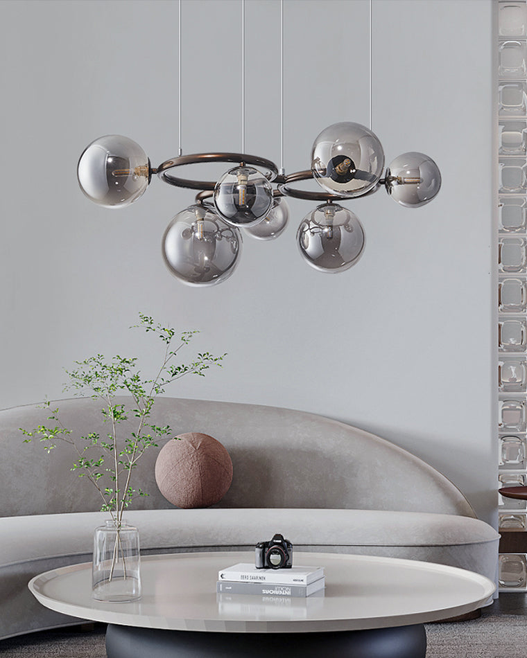 WOMO Lámparas Colgantes Colored Glass Ball Chandelier-WM2253