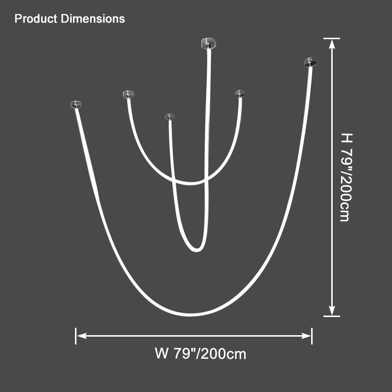 WOMO LED Pendant Lights with Rope - WM2312
