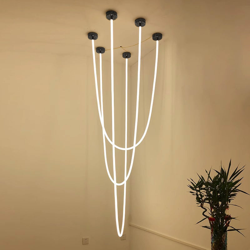 WOMO LED Pendant Lights with Rope - WM2312