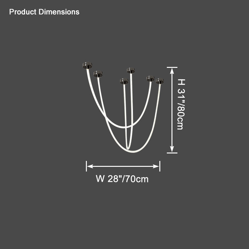 WOMO LED Pendant Lights with Rope - WM2312