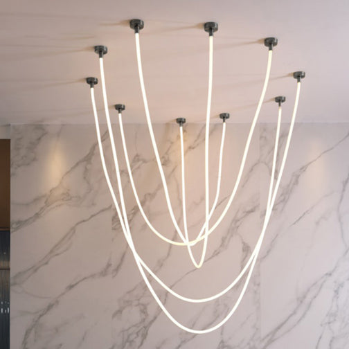 WOMO LED Pendant Lights with Rope - WM2312