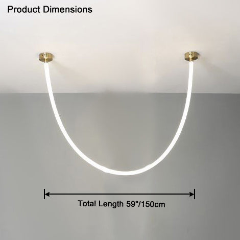 WOMO LED Pendant Lights with Rope - WM2312