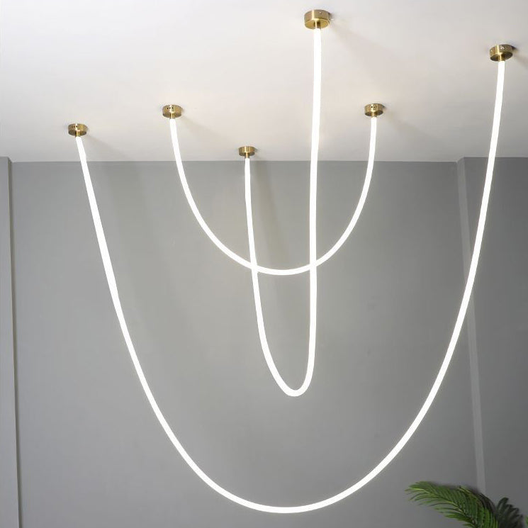 WOMO LED Pendant Lights with Rope - WM2312