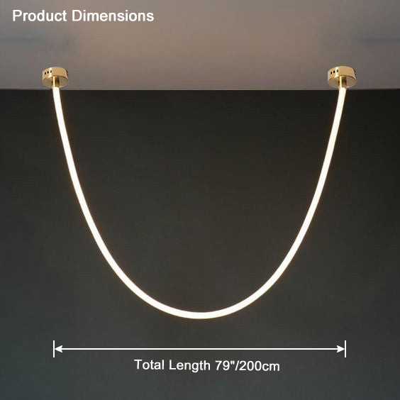 WOMO LED Pendant Lights with Rope - WM2312
