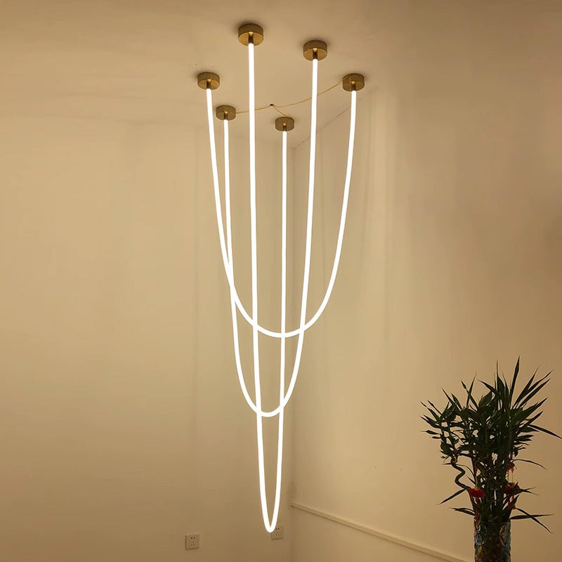 WOMO LED Pendant Lights with Rope - WM2312