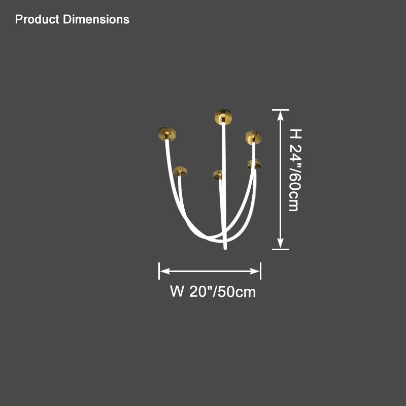 WOMO LED Pendant Lights with Rope - WM2312