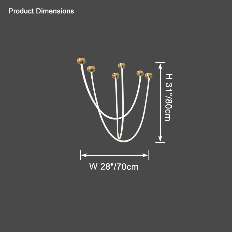 WOMO LED Pendant Lights with Rope - WM2312