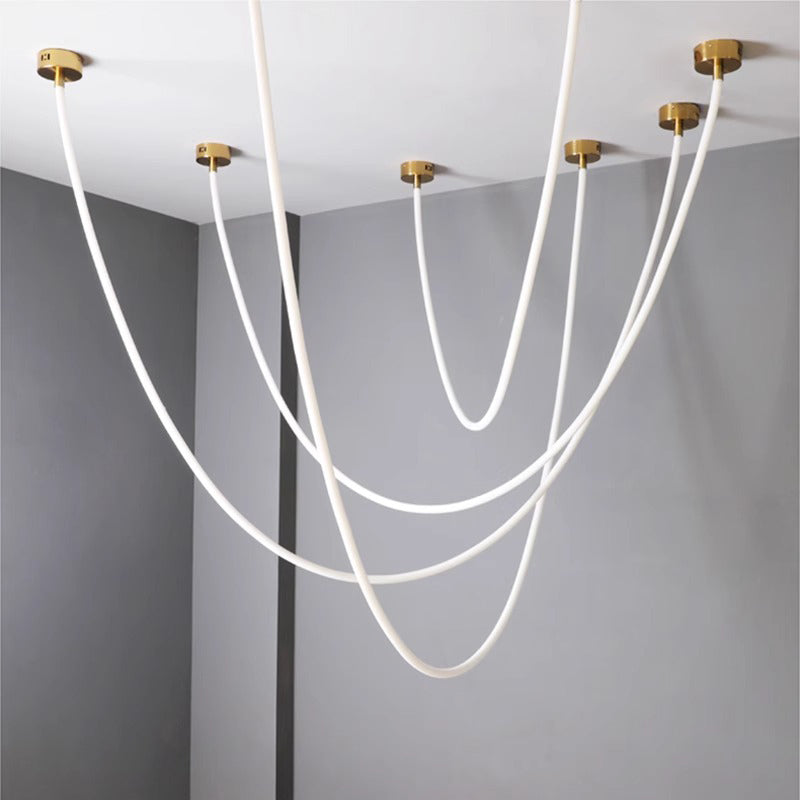 WOMO LED Pendant Lights with Rope - WM2312