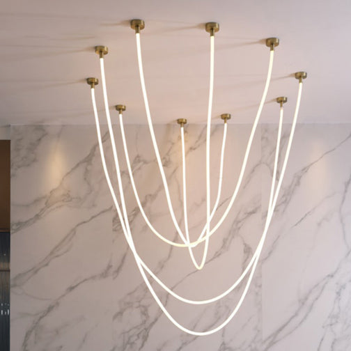 WOMO LED Pendant Lights with Rope - WM2312