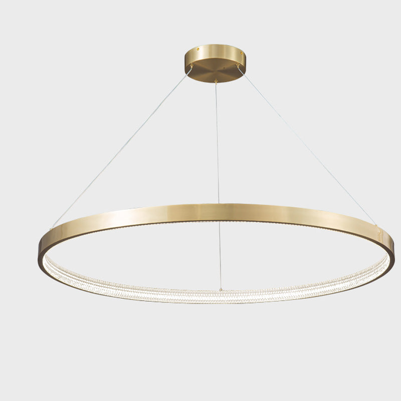 WOMO Lámparas Colgantes Circular LED de Latón - WM2357
