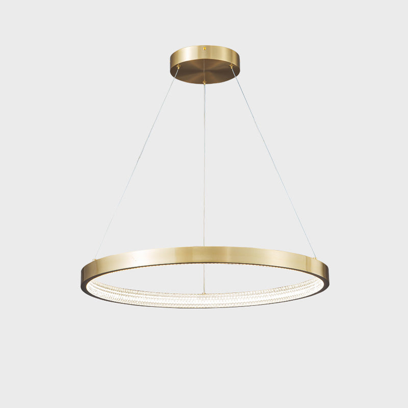 WOMO Lámparas Colgantes Circular LED de Latón - WM2357