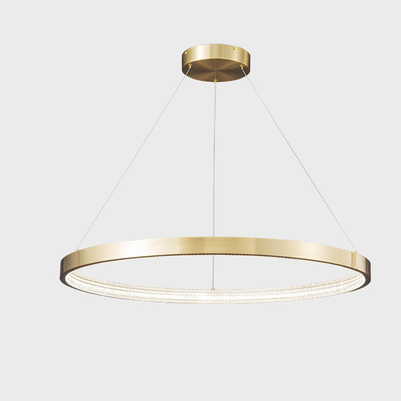 WOMO Lámparas Colgantes Circular LED de Latón - WM2357