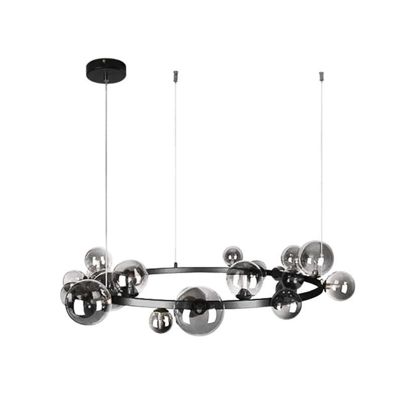 WOMO Lámparas Colgantes Burbujas de Cristal Circulares-WM2292
